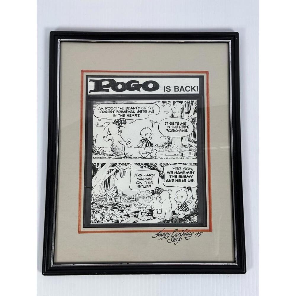 The World Of Pogo Is Back Earth Day 1971 Happy Birthday Skip 1991 Hall Syndicate
